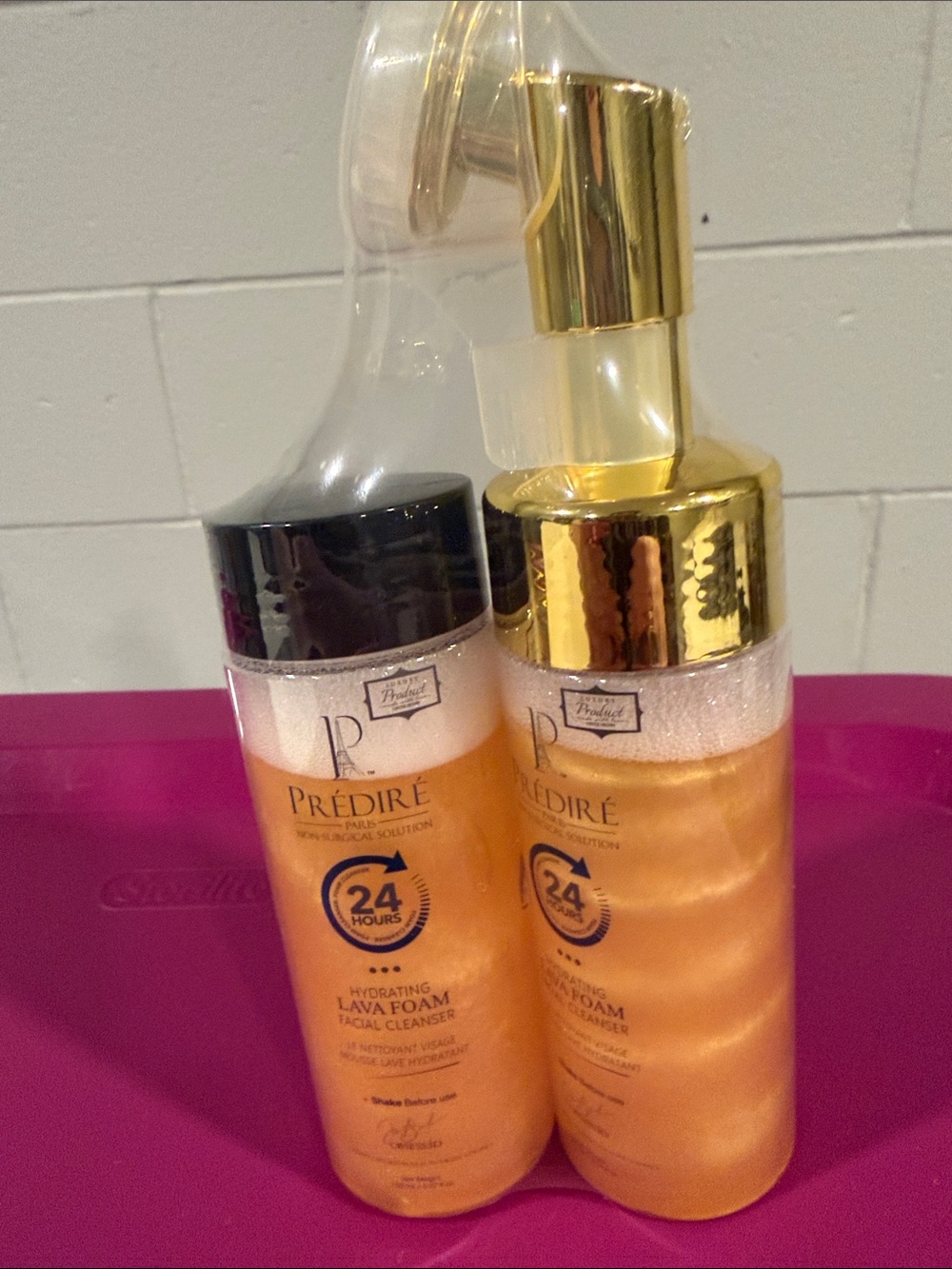 Hydrating Lava Foam Facial Cleanser - 24k Gold